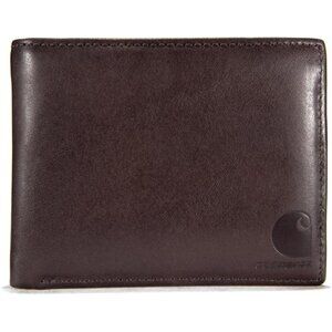 Mens Leather Wallet Bifold RFID Blocking Durable Slim Front Back Pocket